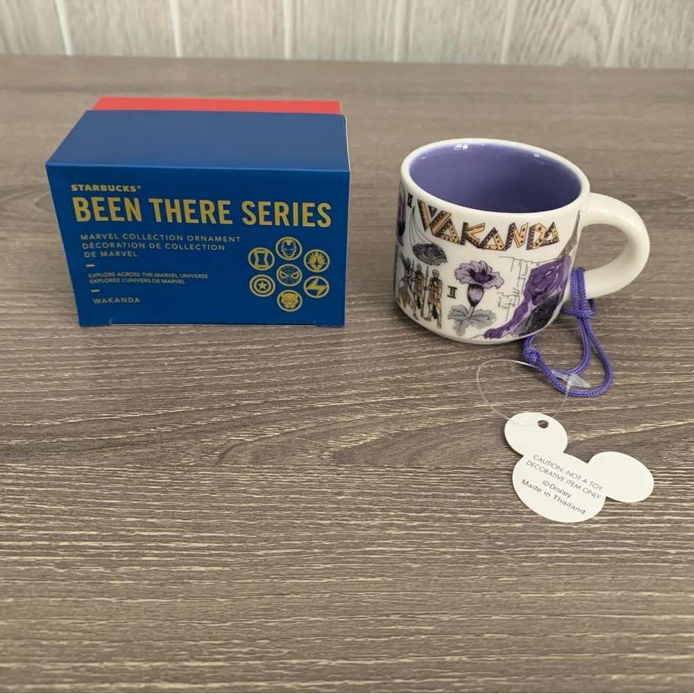 Black Panther Ornament Starbucks Been There Wakanda Forever Demitasse Cup 2 oz